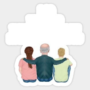 Dad We Have Tried To Find The Best Gift For You/ But We Already Belong To You Father's Day Gift/ Great Gift For Your Father For Father's Day Sticker